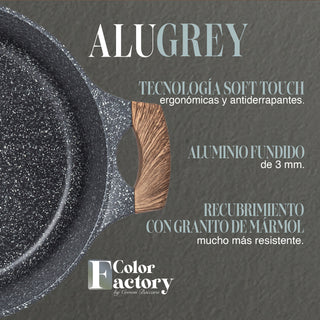 Batería de Cocina de Aluminio fundido - 7 piezas - Alugrey