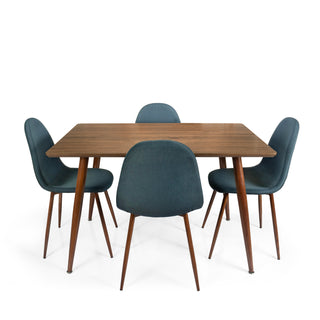 Comedor Minimalista para 4 personas DEEP BLUE