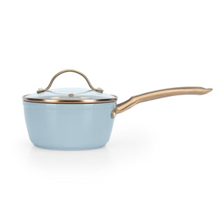 Cazo de Aluminio Forjado con tapa - 16 cm - Magnetic Blue