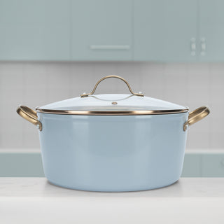 Cacerola de Aluminio Forjado con tapa - 24 cm - Magnetic Blue