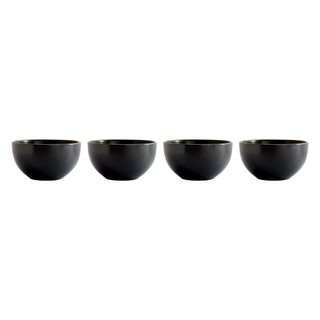 Bowls de Cerámica | 4 piezas | MATCHNEGROB-S