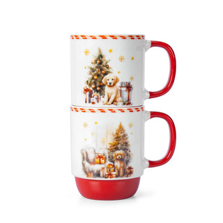Set de 2 tazas navideñas - DOGM