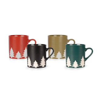Set de 4 tazas navideñas - TREE