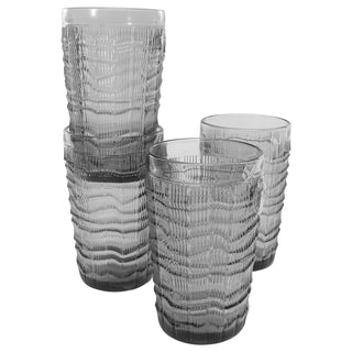 Vasos de Vidrio DI PUNTI - 4 piezas