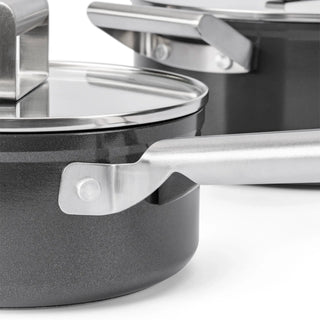 Batería de Cocina de Aluminio Forjado - 6 piezas - Paladio