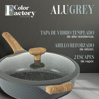 Batería de Cocina de Aluminio fundido - 7 piezas - Alugrey