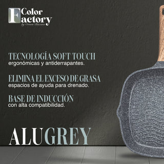 Batería de Cocina de Aluminio fundido - 7 piezas - Alugrey