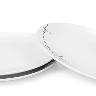 Platos Ensalada de Porcelana - 4 piezas - BonAppetit