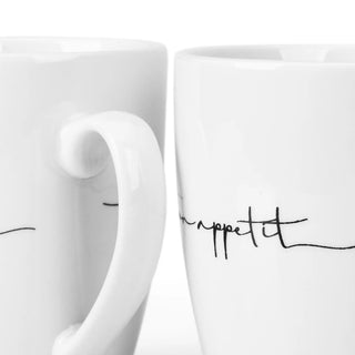 Tazas de Porcelana - 4 piezas - BonAppetit