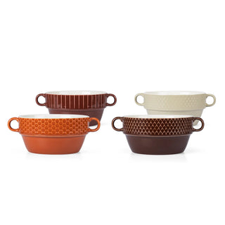 Set de 4 bowls apilables con rack - CUPER