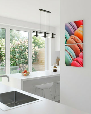 Juego de Cuadros Macarons 25 cm x 25 cm, MDF PVC 6 Pzas