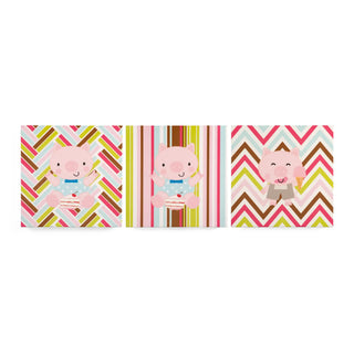 Cuadro Decorativo - 25 cm x 25 cm - Piggy