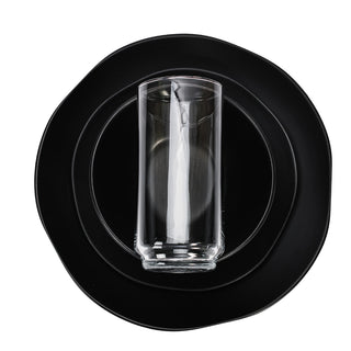 Vajilla de Cerámica con Vaso - 16 piezas - Defi Black