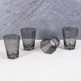 Set de Vasos de Vidrio 4 piezas - Dito Gris