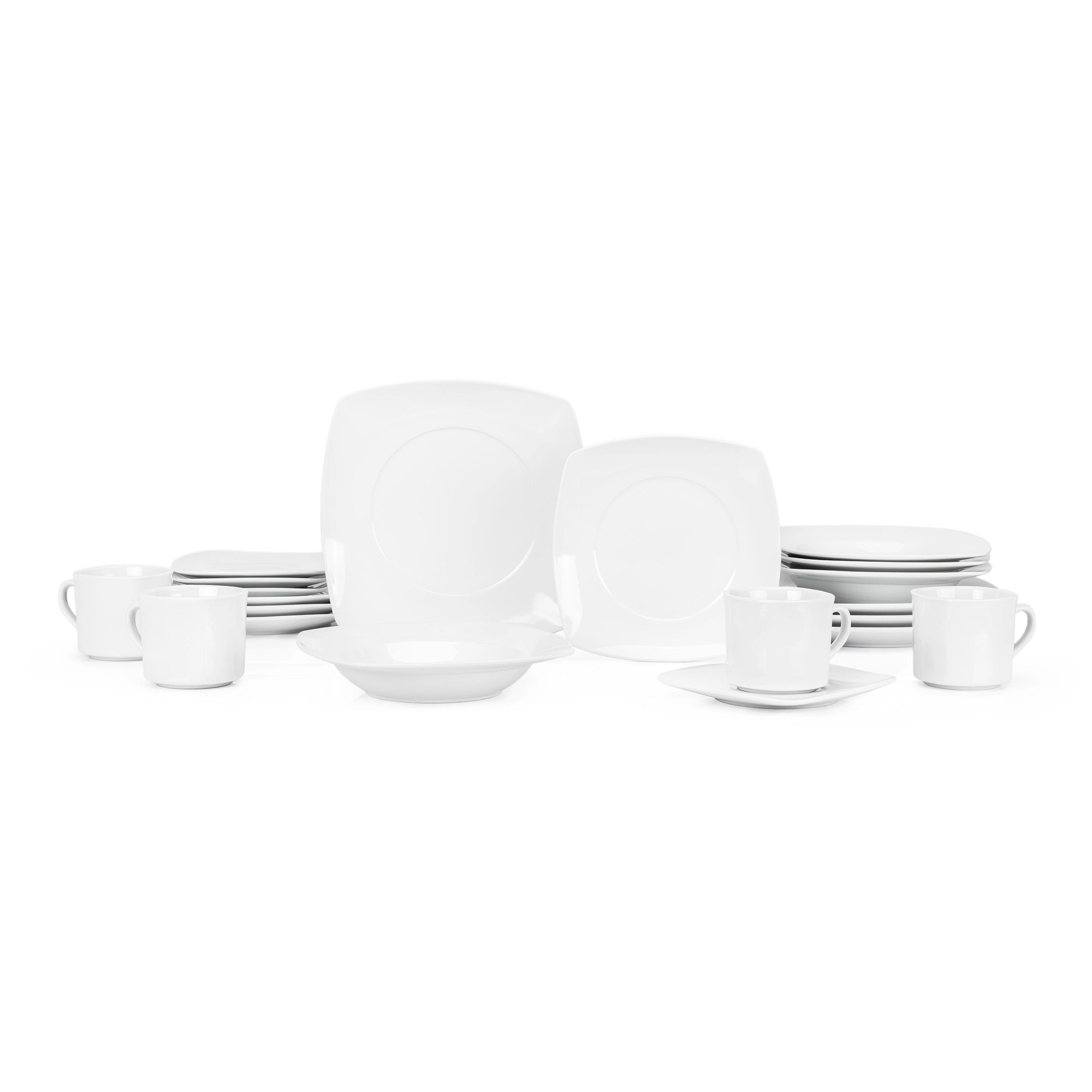 Vajilla de Porcelana 20 piezas Blanki V – Crown Baccara