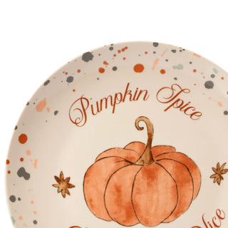 Set de 4 Platos Ensaladeros de Porcelana - PUMPKIS