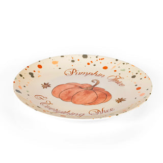 Set de 4 Platos Ensaladeros de Porcelana - PUMPKIS