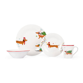 Vajilla de porcelana - 16 piezas - Navipaws