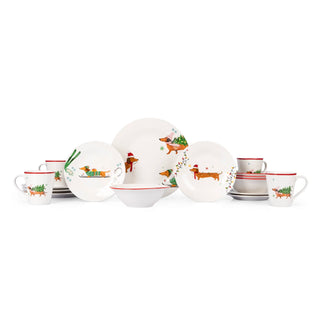 Vajilla de porcelana - 16 piezas - Navipaws
