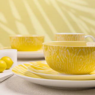 Vajilla de Porcelana de 16 piezas - Luril Amarilla