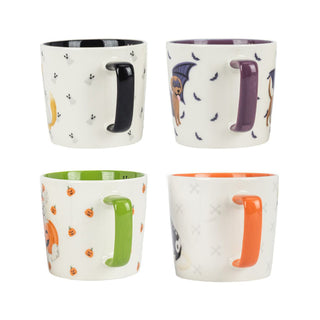 Tazas de Porcelana de Halloween 4 piezas - MONSTERDOG