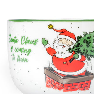 Tazas Navideñas de Porcelana 4 piezas - Nikolaus