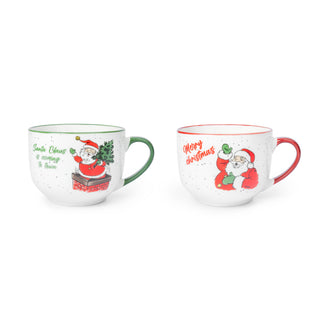 Tazas Navideñas de Porcelana 4 piezas - Nikolaus