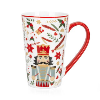 Tazas Navideñas de Porcelana 4 piezas - Nut