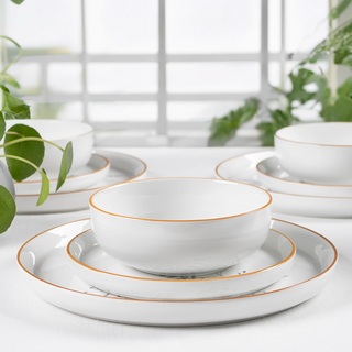Vajilla de porcelana MARTINA - 12 piezas