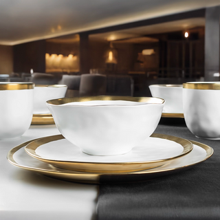 Vajilla de Cerámica - 16 piezas - White Luxe