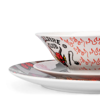 Desayunador de Porcelana - 3 piezas - Hellfire Sticker