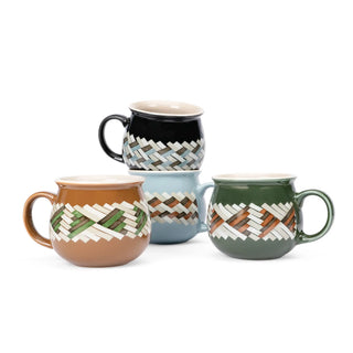 Set de 4 Tarros de Porcelana - Arteliva