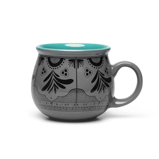 Set de 4 tazas de porcelana de 350 ml - RIVERA
