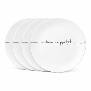 Platos Trinche de Porcelana - 4 piezas - BonAppetit