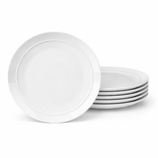Platos Trinche de Porcelana - 6 piezas - BlancaV