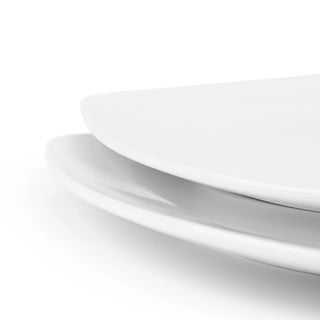 Platos Trinche Cuadrados de Porcelana - 8 piezas