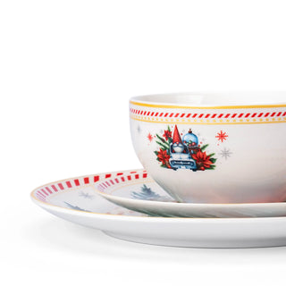 Vajilla de porcelana - 16 piezas - SANTA25