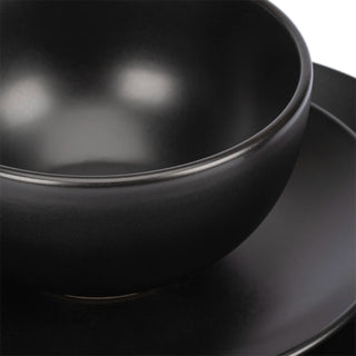Vajilla De Cerámica Negroni 16 Piezas Color Negro