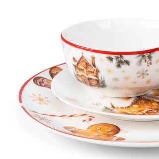 Vajilla de porcelana - 16 piezas - GINGER