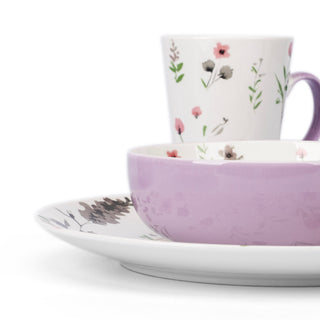 Vajilla de Porcelana - 12 piezas - Amina