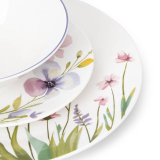 Vajilla de Porcelana - 12 piezas - Camelia