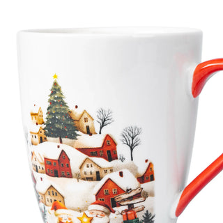 Vajilla de porcelana de 16 piezas  - SANTAHOLLY