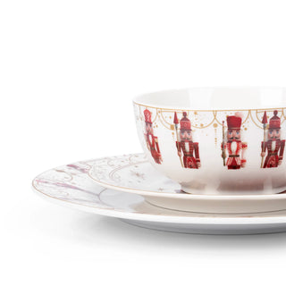 Vajilla de porcelana - 16 piezas - Nutivella