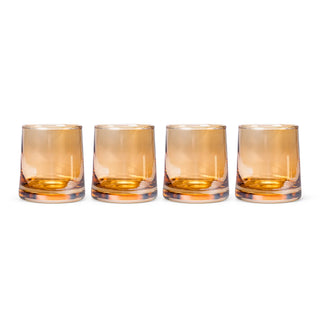 Set de Vasos de Vidrio - 4 piezas - Cian