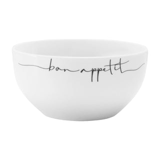 Bowls de Porcelana | 4 piezas | Blanco | BonAppetit