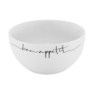 Bowls de Porcelana | 4 piezas | Blanco | BonAppetit
