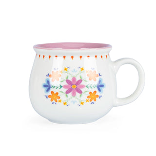 Set de 4 tazas de porcelana de 350 ml - KHALO