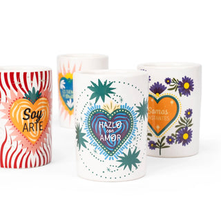 Set de 4 Tequileros de Cerámica - Tequicora
